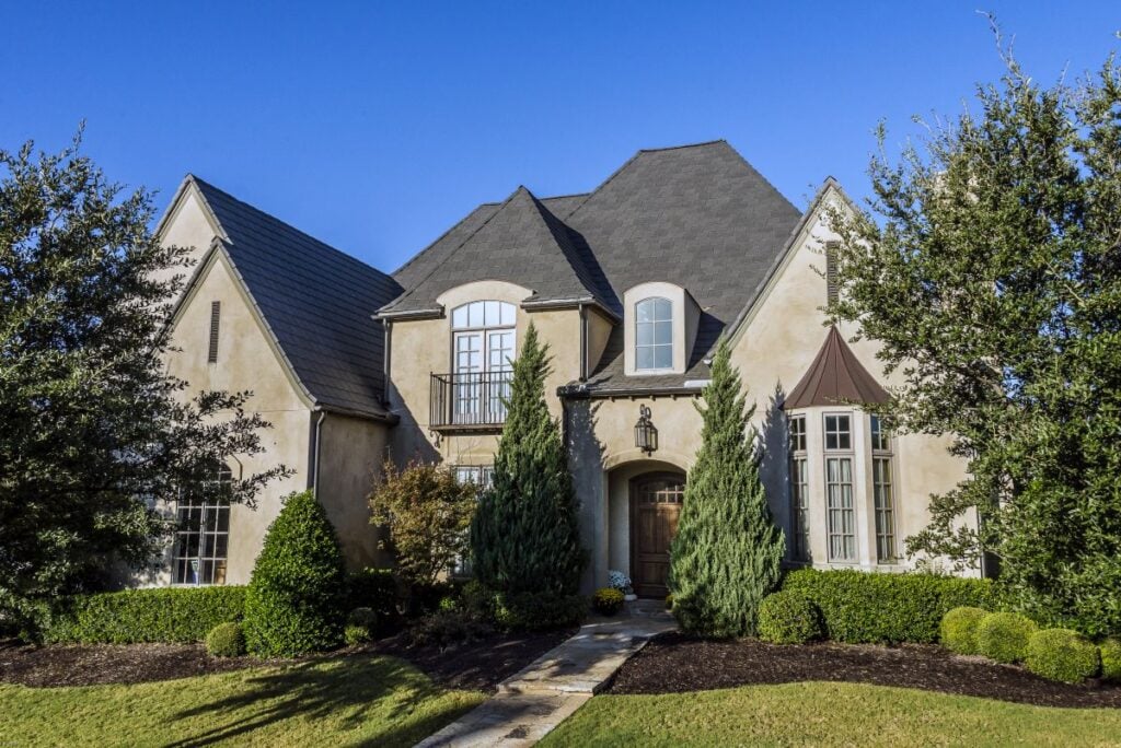 Large house with a slate roof