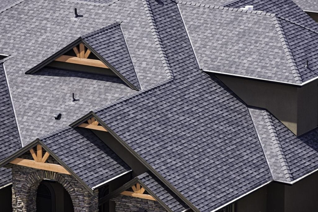 Rooftop on a newly constructed house