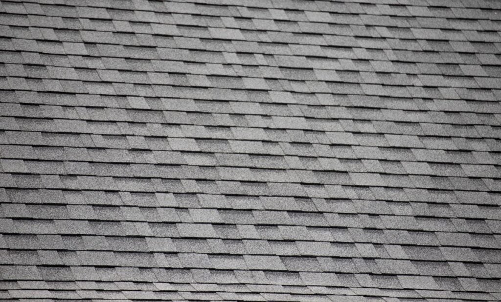 close-up architectural shingles
