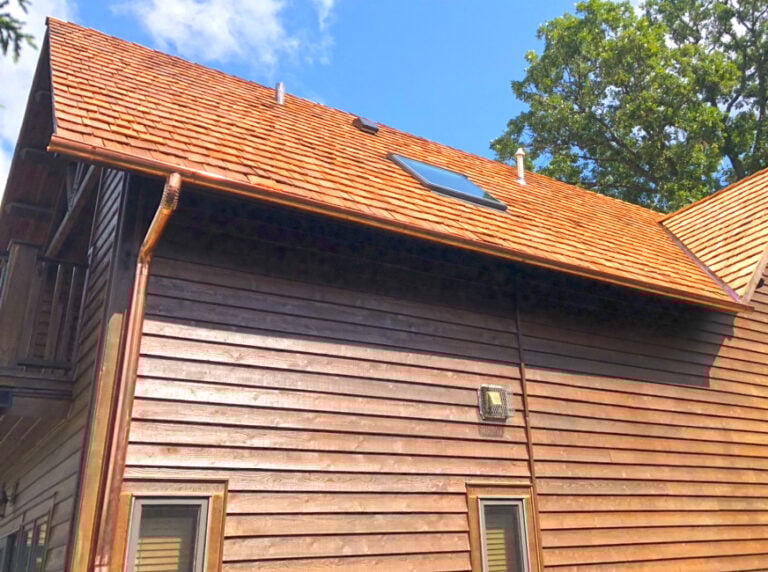 copper gutter shake guys