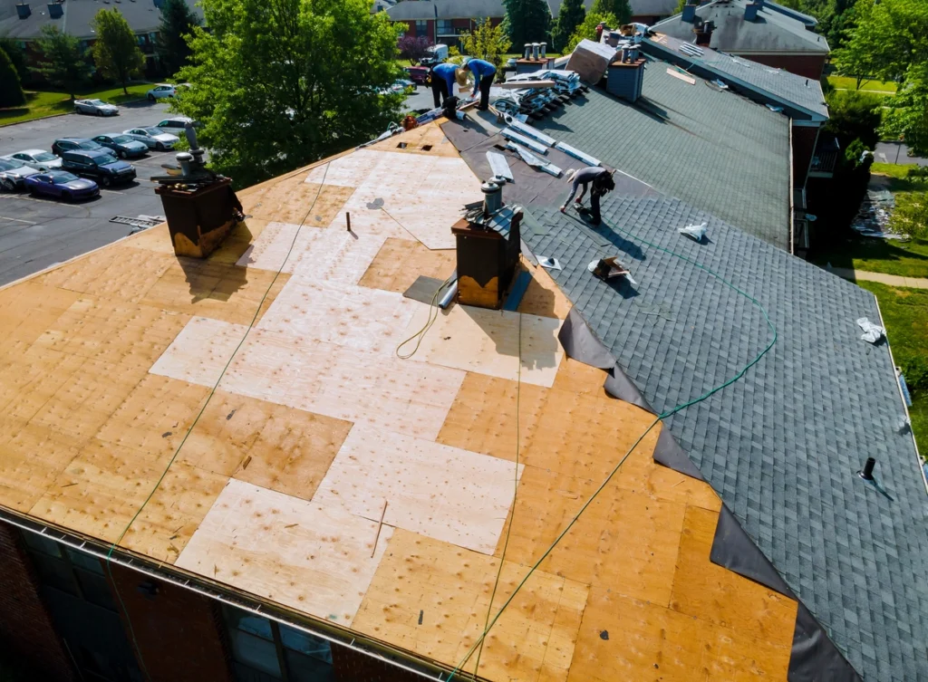 new roof replacement after roof tear off completed by shake guys