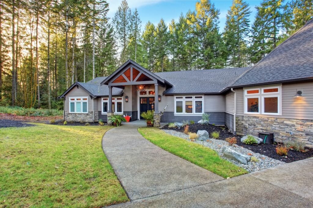 Beautiful large house with driveway, and garage