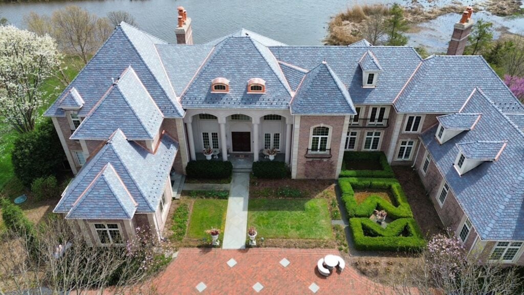 composite roofing gray